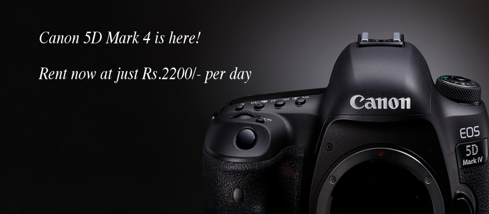 DSLR Camera rental and Camera lens rental Bangalore